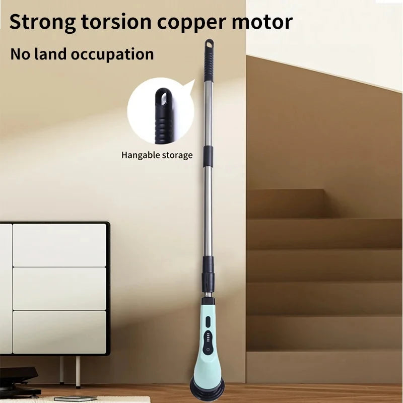 9-in-1 Electric Spin Scrubber Multifunctional Cleaning Brush Home Kitchen Bathroom Portable Cleaning Gadget